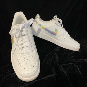 Nike holographic swoosh Air Force